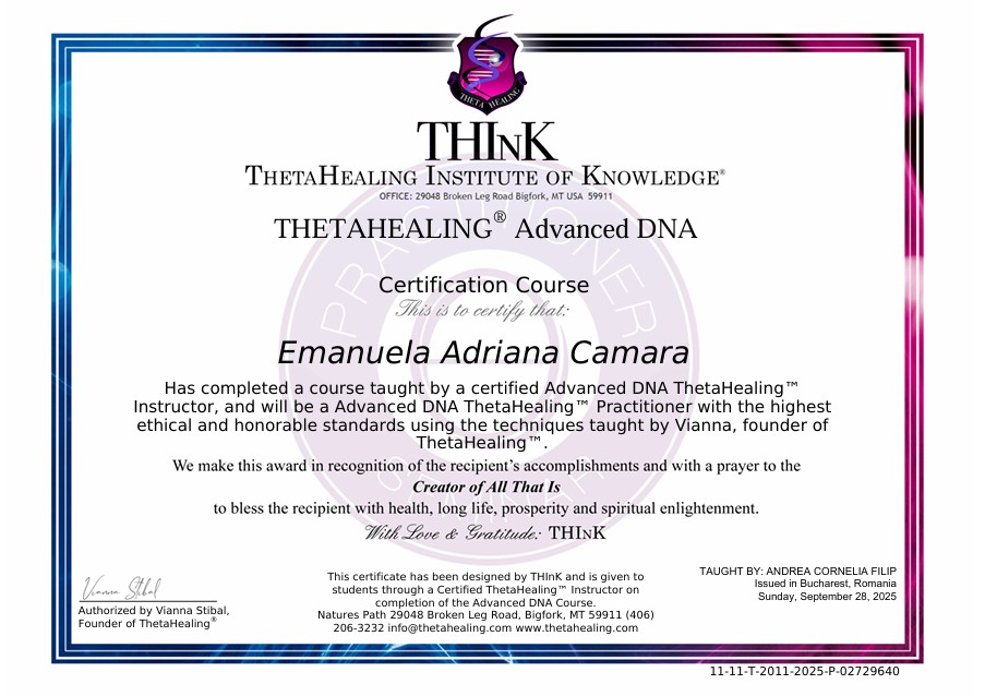 Certificat Advanced DNA