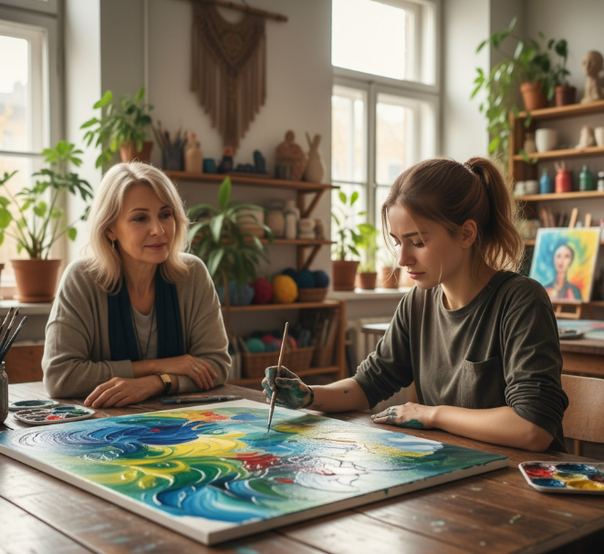 Terapie prin arta - Tehnici de vindecare