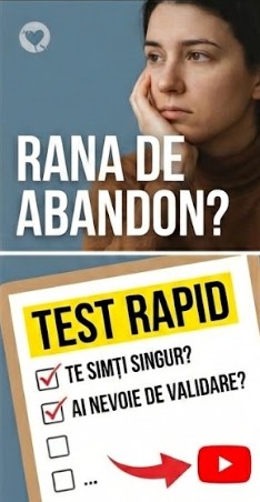 Tu ce crezi, ai rana de abandon?